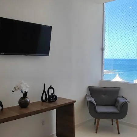 Belissimo Apto Vista Mar Espetacular Na Barra - 100 Metros Da Praia! Salvador Exterior photo