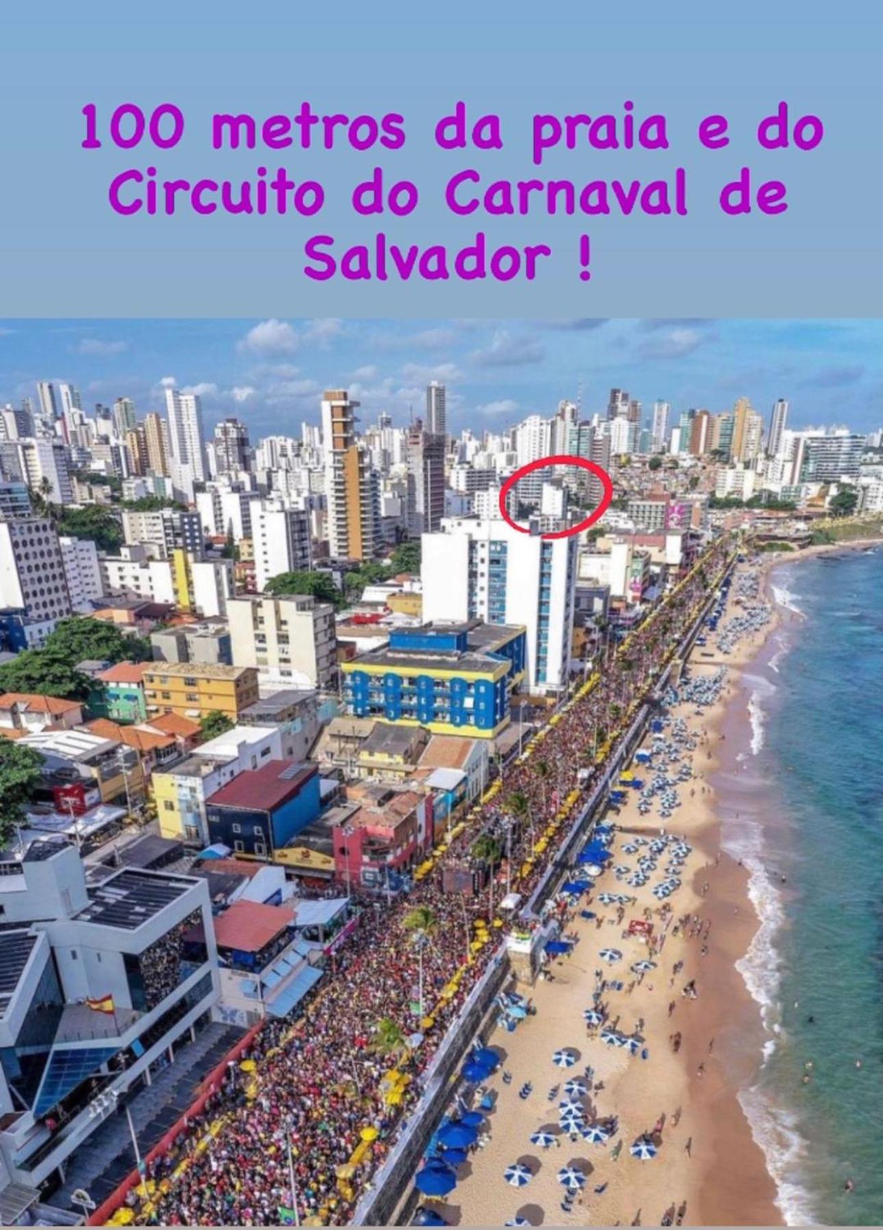 Belissimo Apto Vista Mar Espetacular Na Barra - 100 Metros Da Praia! *